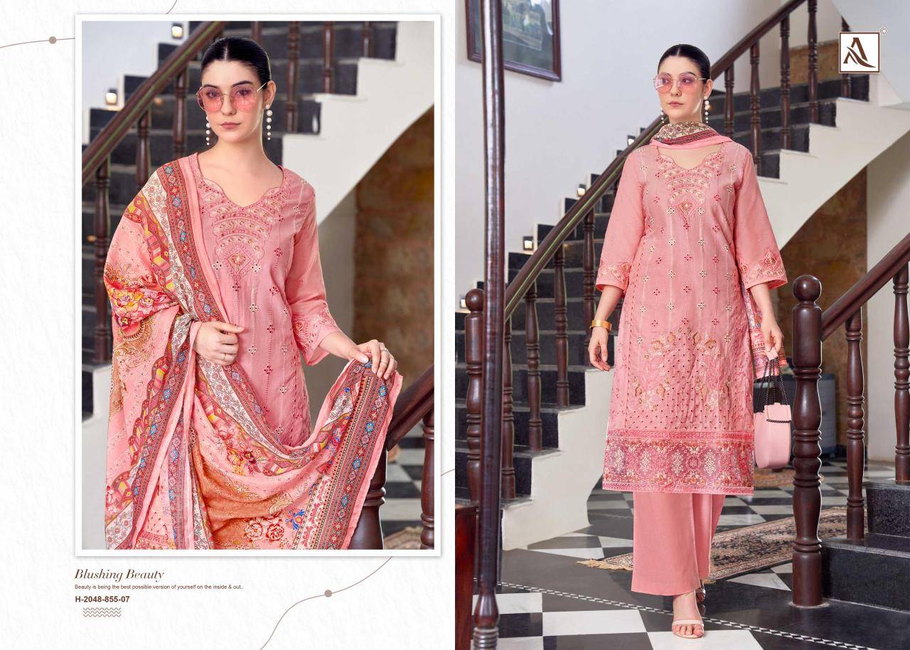 Alok suit the libas Dress materials wholesale price in hydrabad
